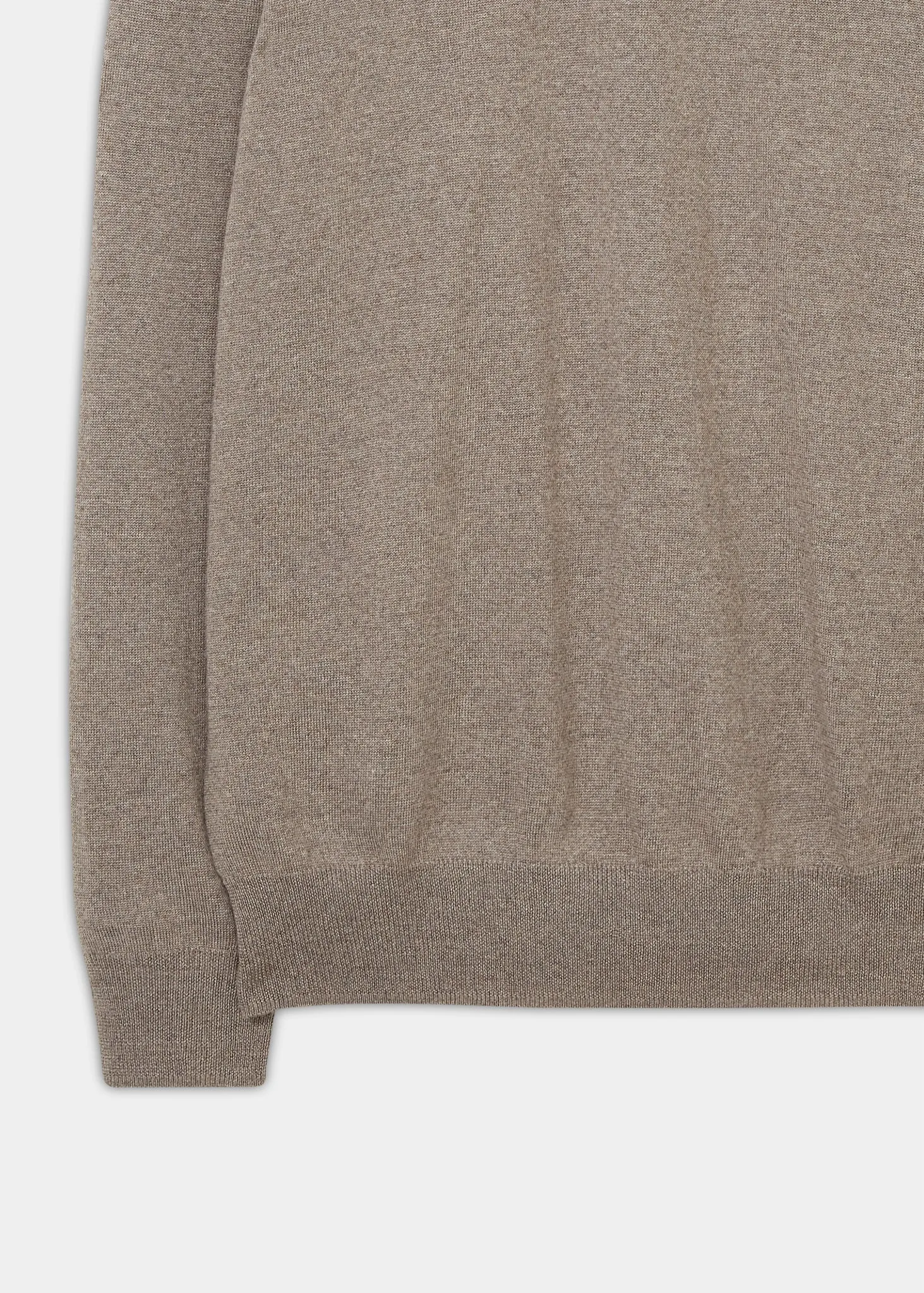 Alan Paine - Linton Merino Long Sleeve Roll Neck - Mushroom