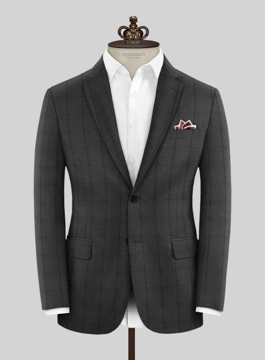 Bristol Anrico Charcoal Checks Suit