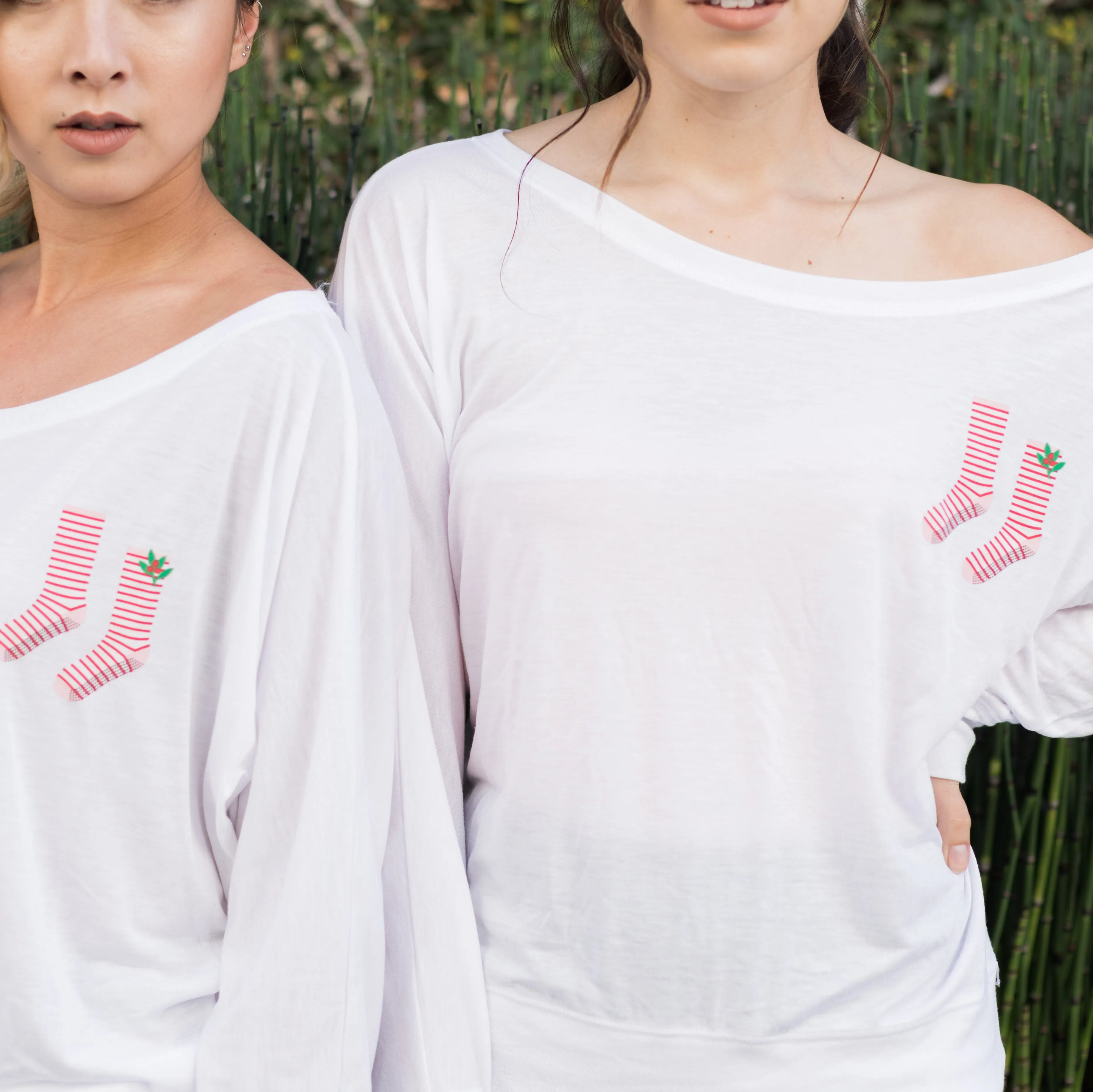 Grip Sock Stockings Long Sleeve Tee