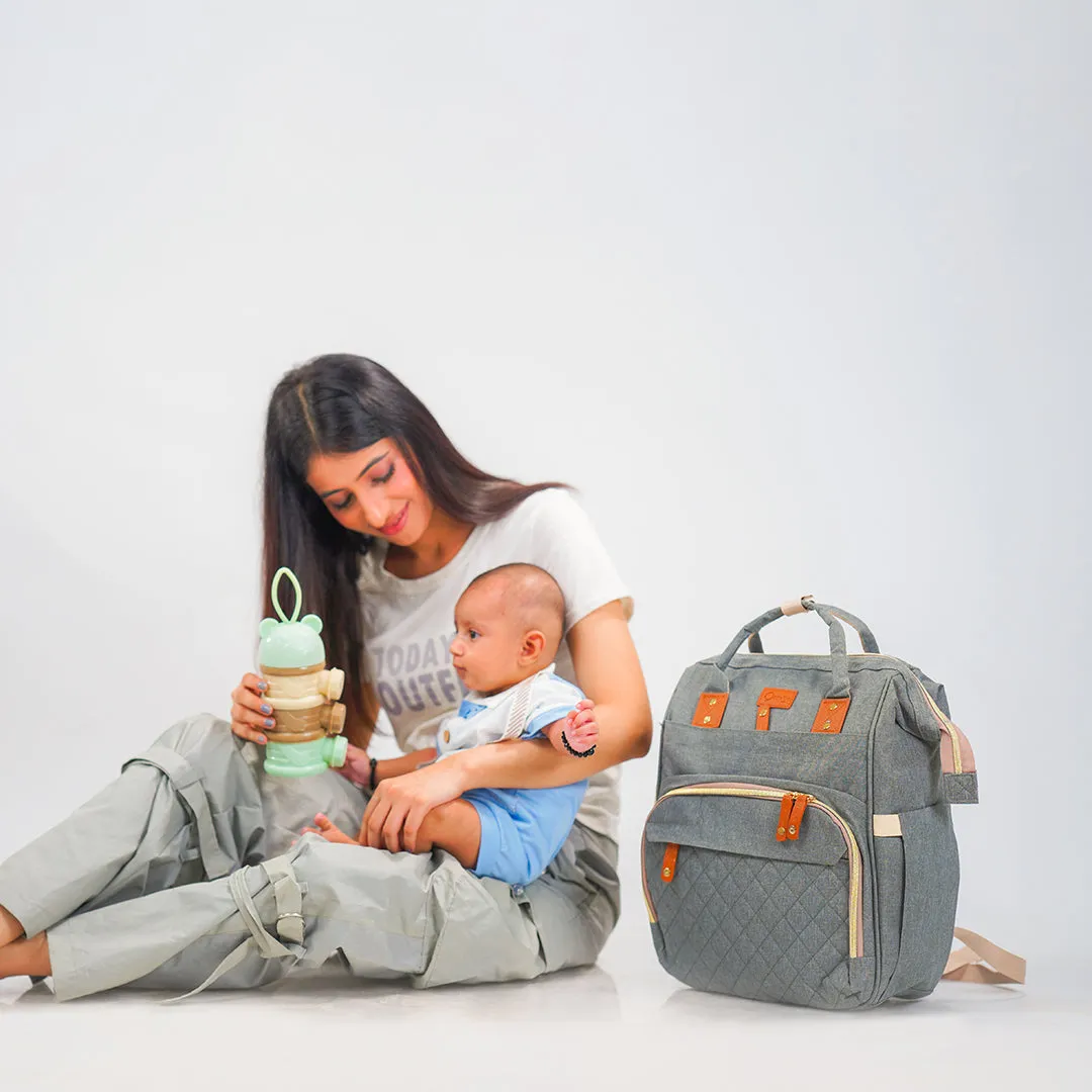 Maternity Bag by Ornavo - Smooth Gray